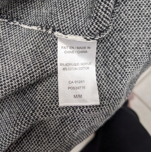 Simons Twik women's open front fringe poncho cardigan size M - Picture 7 of 8